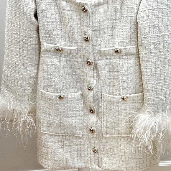 Line & Dot Kinzie Mini Dress in Ivory, size S - Picture 6 of 11